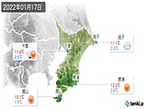 実況天気(2022年01月17日)