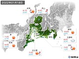 実況天気(2022年01月18日)