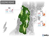 実況天気(2022年01月24日)