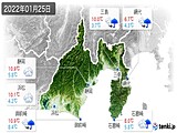 実況天気(2022年01月25日)