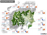 実況天気(2022年01月26日)