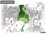 実況天気(2022年02月09日)