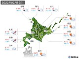 実況天気(2022年02月19日)