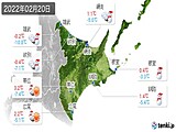 実況天気(2022年02月20日)