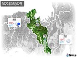 2022年03月02日の京都府の実況天気