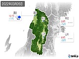 実況天気(2022年03月05日)