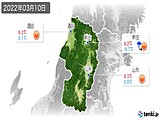 2022年03月10日の山形県の実況天気