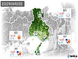 2022年04月03日の兵庫県の実況天気