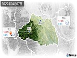 2022年04月07日の埼玉県の実況天気