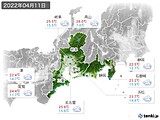 実況天気(2022年04月11日)