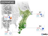 2022年04月16日の千葉県の実況天気