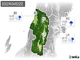 2022年04月22日の山形県の実況天気