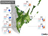 2022年04月27日の道東の実況天気