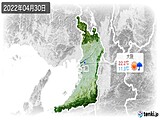 2022年04月30日の大阪府の実況天気