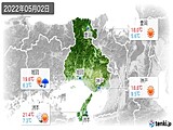 2022年05月02日の兵庫県の実況天気