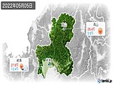 2022年05月05日の岐阜県の実況天気