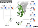 2022年05月06日の鹿児島県の実況天気