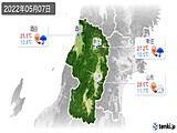 2022年05月07日の山形県の実況天気