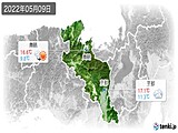 2022年05月09日の京都府の実況天気