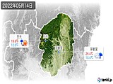2022年05月14日の栃木県の実況天気