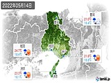 2022年05月14日の兵庫県の実況天気