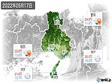 2022年05月17日の兵庫県の実況天気