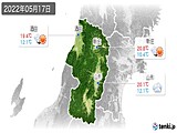 2022年05月17日の山形県の実況天気