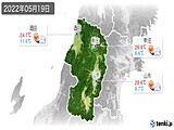 2022年05月19日の山形県の実況天気