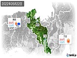 2022年05月22日の京都府の実況天気