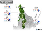 実況天気(2022年05月22日)