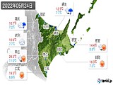 2022年05月24日の道東の実況天気