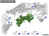 2022年05月26日の四国地方の実況天気