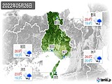2022年05月26日の兵庫県の実況天気