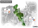 2022年05月27日の京都府の実況天気