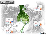 2022年05月27日の兵庫県の実況天気