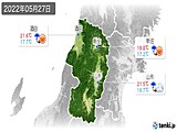 2022年05月27日の山形県の実況天気