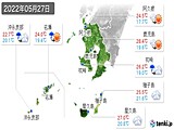 実況天気(2022年05月27日)