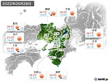 2022年05月28日の近畿地方の実況天気