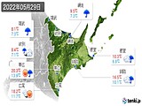 2022年05月29日の道東の実況天気