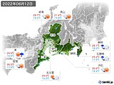 実況天気(2022年06月12日)