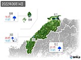 実況天気(2022年06月14日)