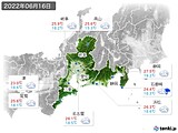 実況天気(2022年06月16日)