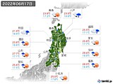 実況天気(2022年06月17日)