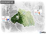 2022年06月19日の埼玉県の実況天気