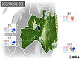 実況天気(2022年06月19日)