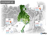 実況天気(2022年06月19日)