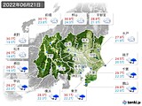 実況天気(2022年06月21日)