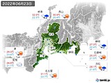 実況天気(2022年06月23日)