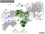 実況天気(2022年06月25日)