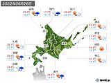 実況天気(2022年06月26日)